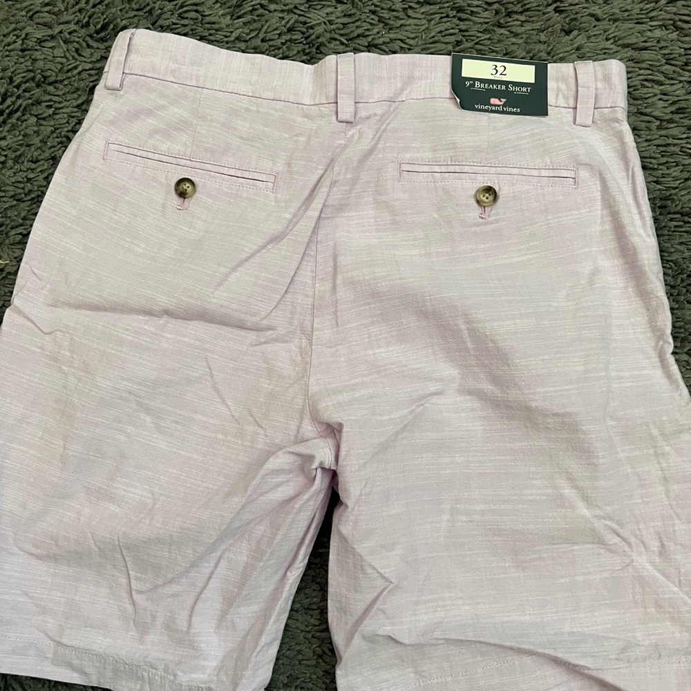 Brand new vineyard vines chambray breaker shorts size 32